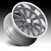 US Mags Rambler 6 UC145AD Matte Gunmetal Custom Wheels 2